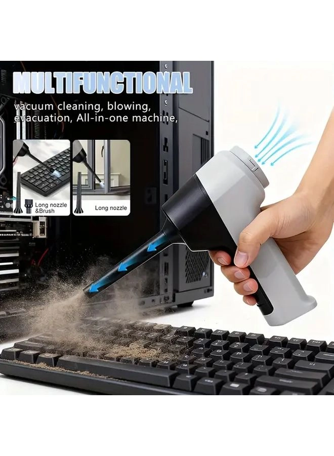 4-in-1 Wireless Handheld Vacuum Cleaner - 2000mAh