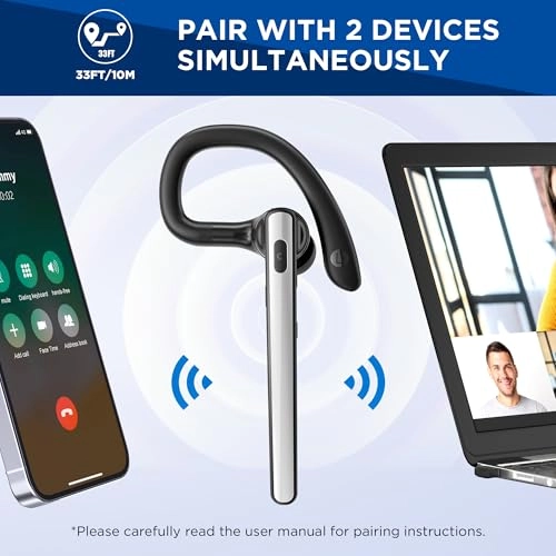 Bluetooth Headset V5.3 Wireless Headset
