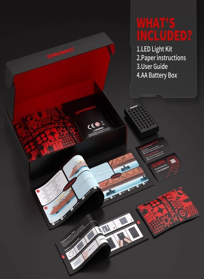 Light Kit for Jabba's Sail Barge - 2.0 Compatible with 75397