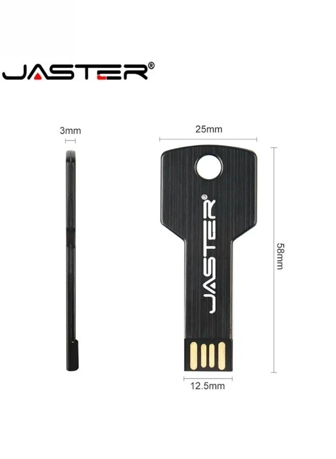 Metal Key Shape Flash Drive 64GB