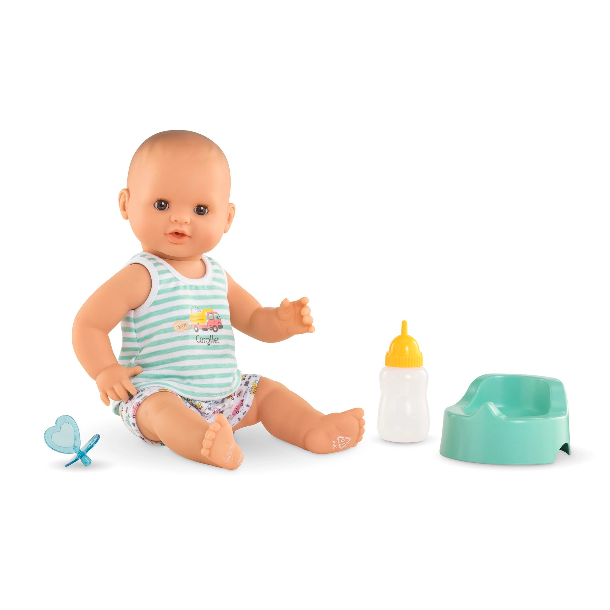 Corolle Paul Baby Doll - 14" Vinyl Plastic