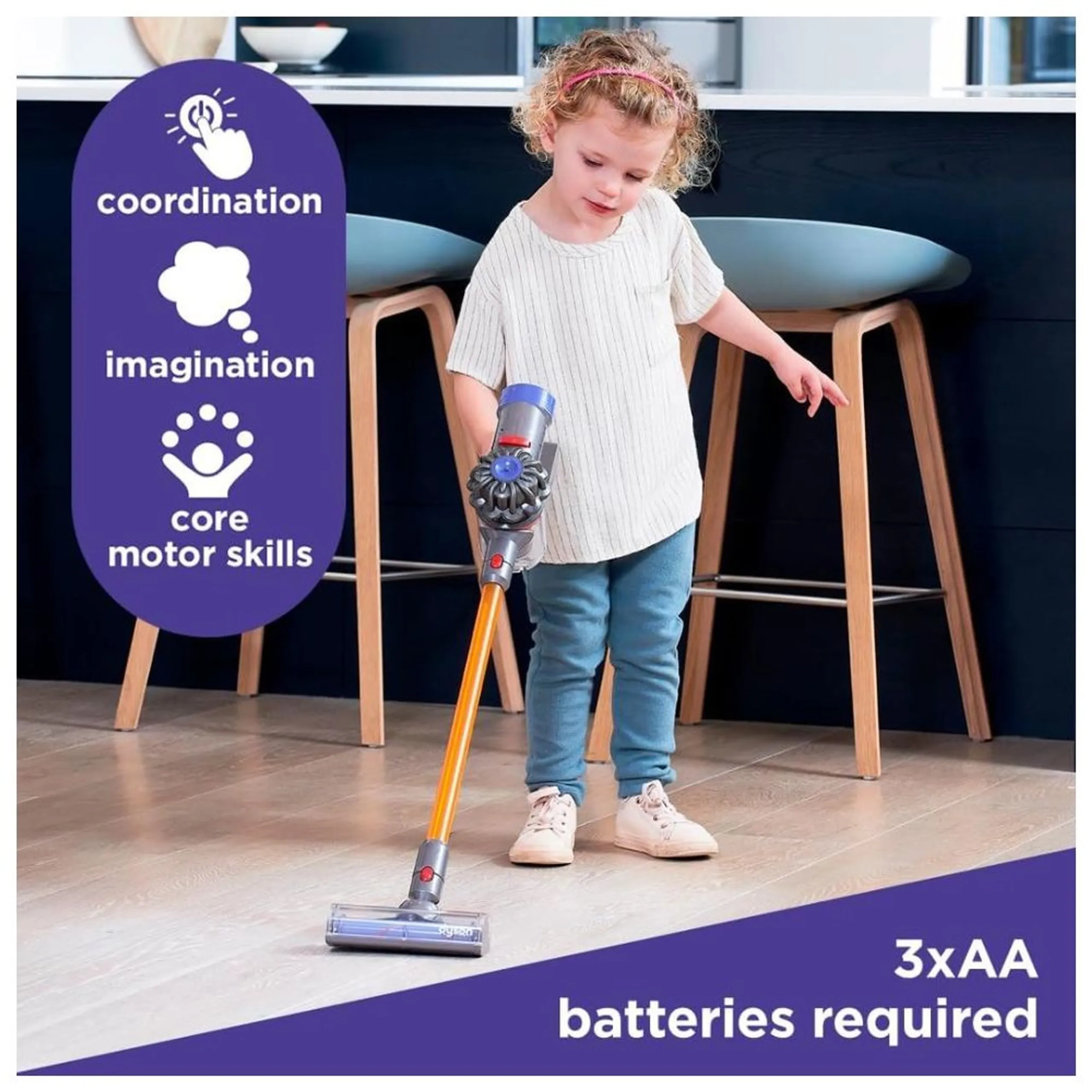 Casdon Dyson Cordless Vacuum Toy - 3 years+