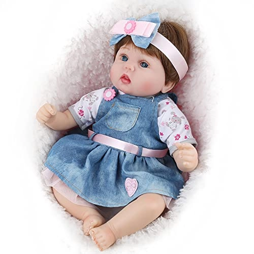 Reborn Baby Doll - 18 Inch 45cm Soft Vinyl Girl