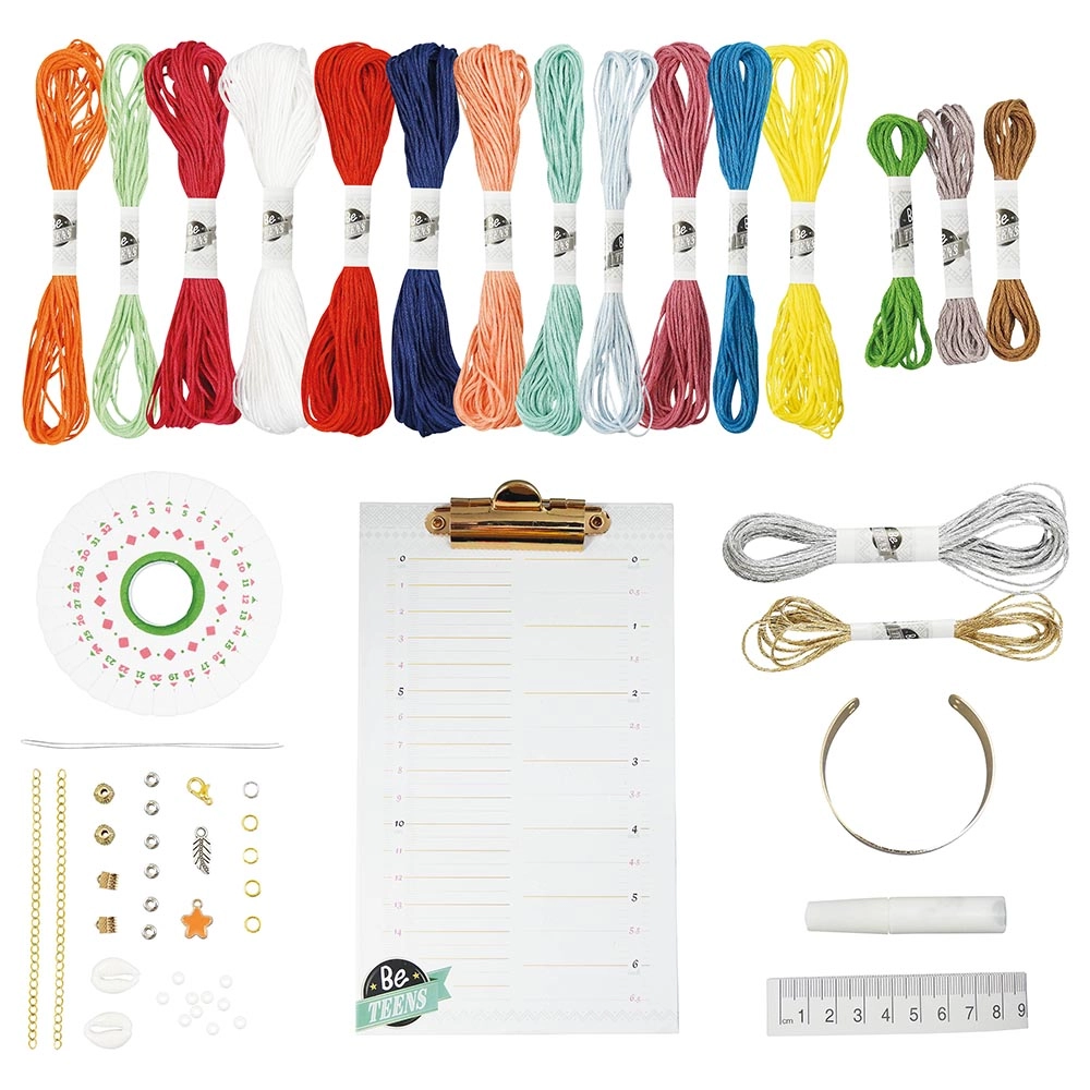 Buki France Friendship Bracelets Deluxe Kit - 15 bracelets 8 to 13+ yrs