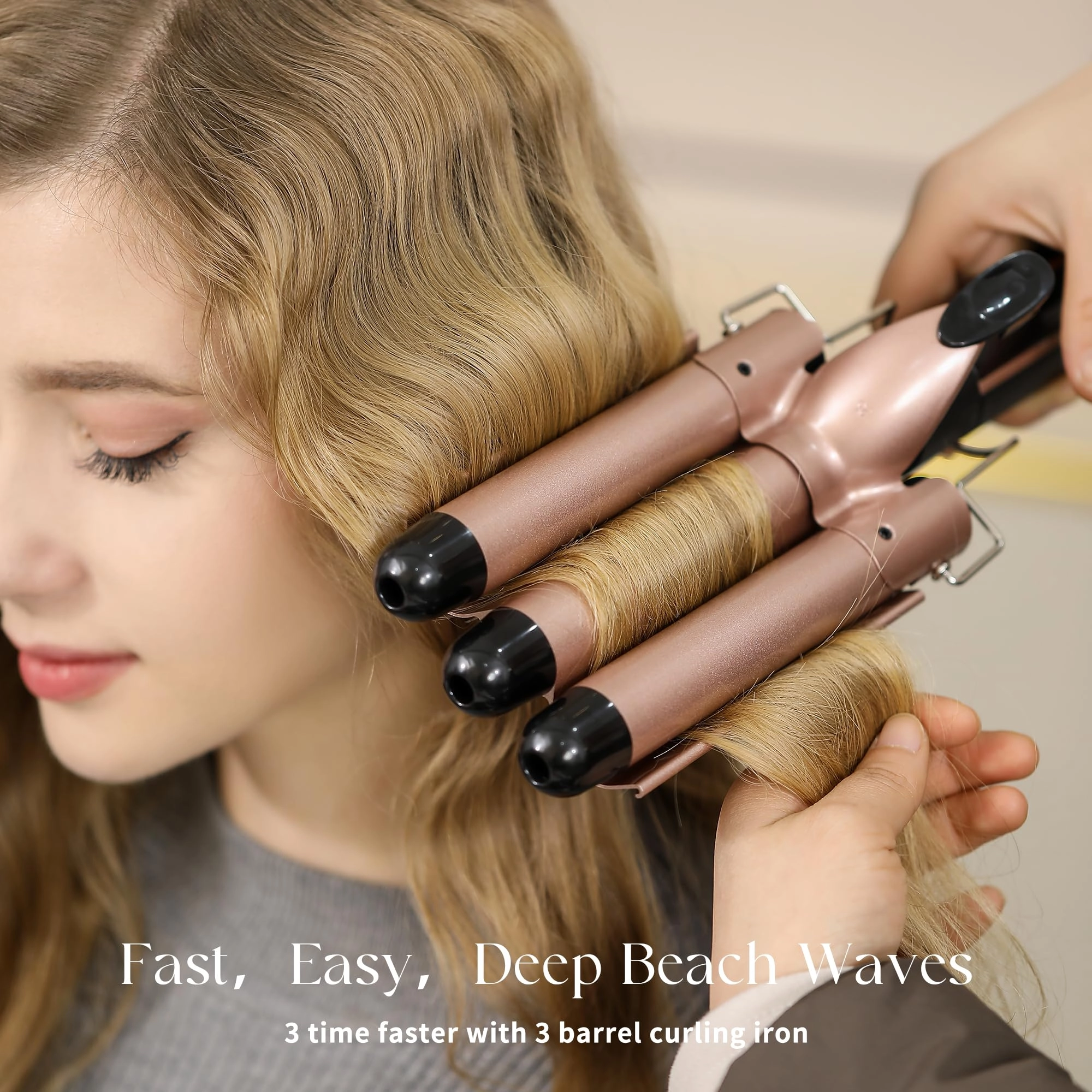 5-in-1 Curling Iron - 1.49inch 0.35"-1.25"