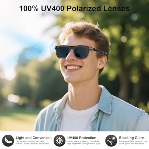 AI Smart Glasses - 140-Language Translation Bluetooth