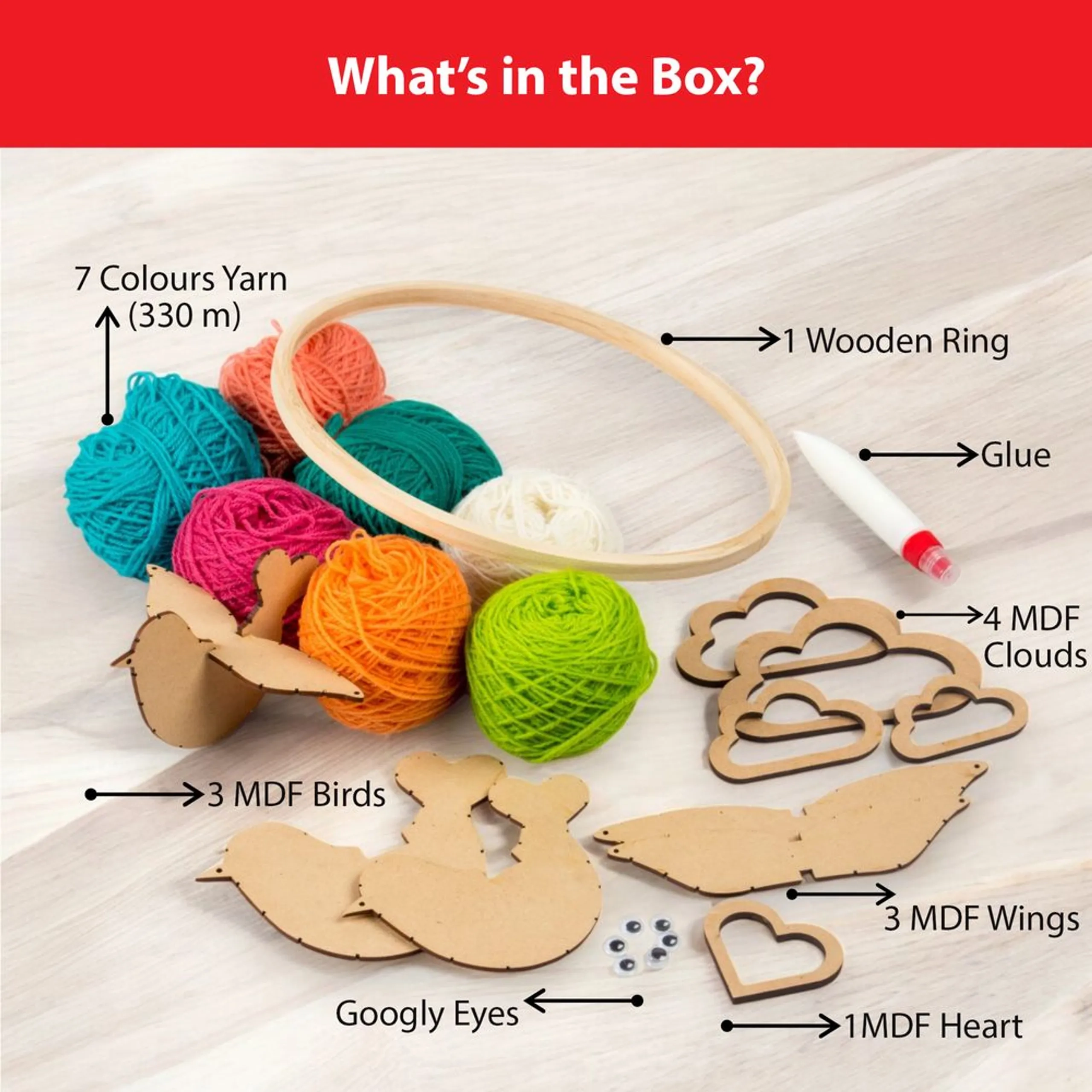 Yarn Birds Craft Kit