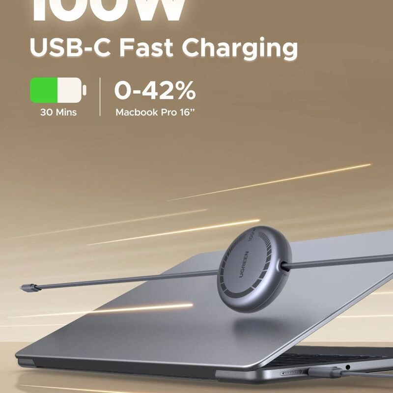 Nexode Cable 100W USB-C to USB-C 0.9m Retractable