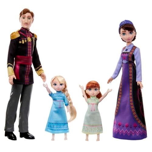 Frozen Royal Family - Toddler Anna and Elsa 4 Dolls