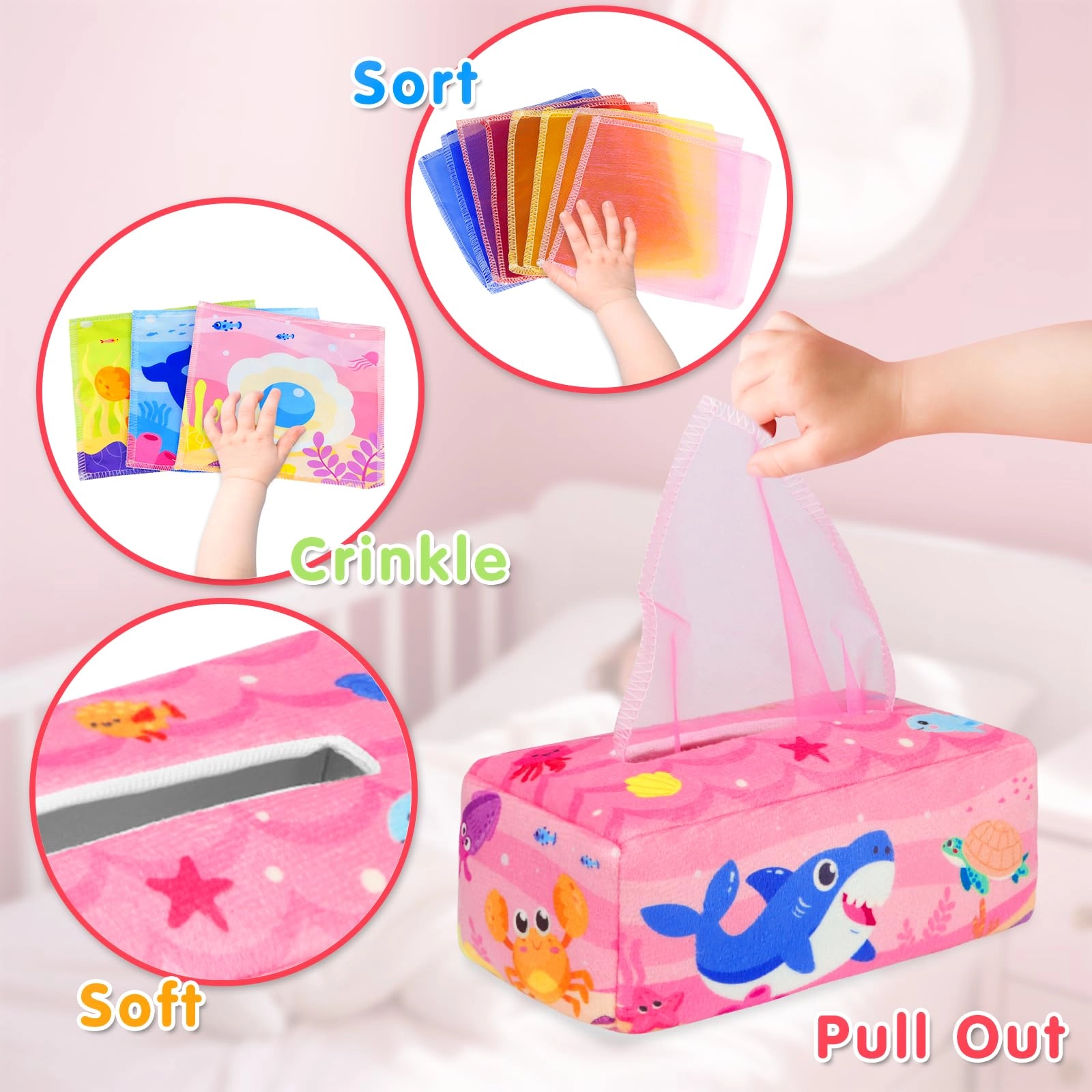 Tissue Box Toy - 5.0 month(s)