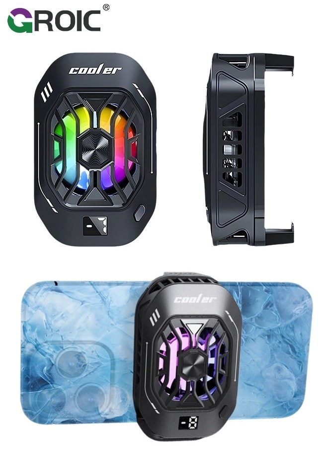 Phone Cooler - 3 Cooling Modes RGB Lights