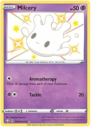 Pokémon Milcery - 1pcs + Toploader