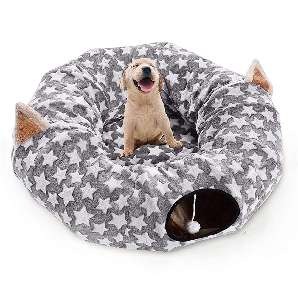 AnsonBoy Cat Tunnel - Oxford Large Collapsible