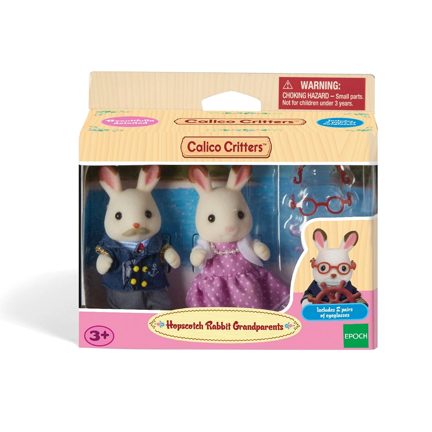 Hopscotch Rabbit Grandparents - George + Patricia 2 pcs