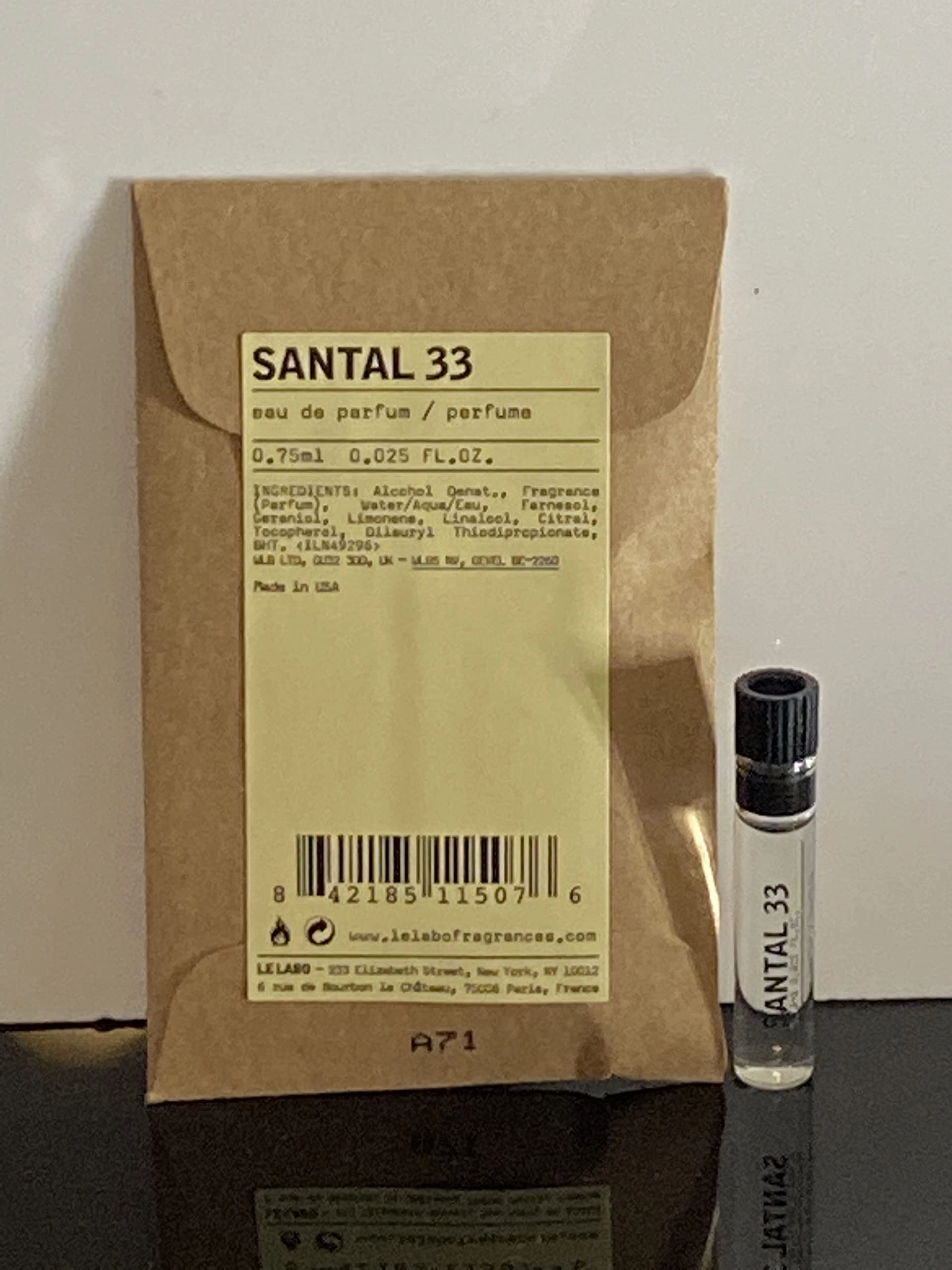 Le Labo Santal 33 Eau de Parfum 0.75 ml
