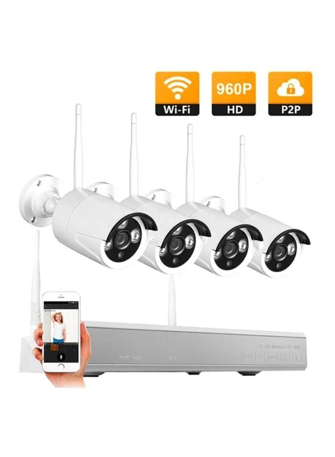 Turbo HD DVR - 4-Channel + Bullet Camera - 1280x1080P 4x