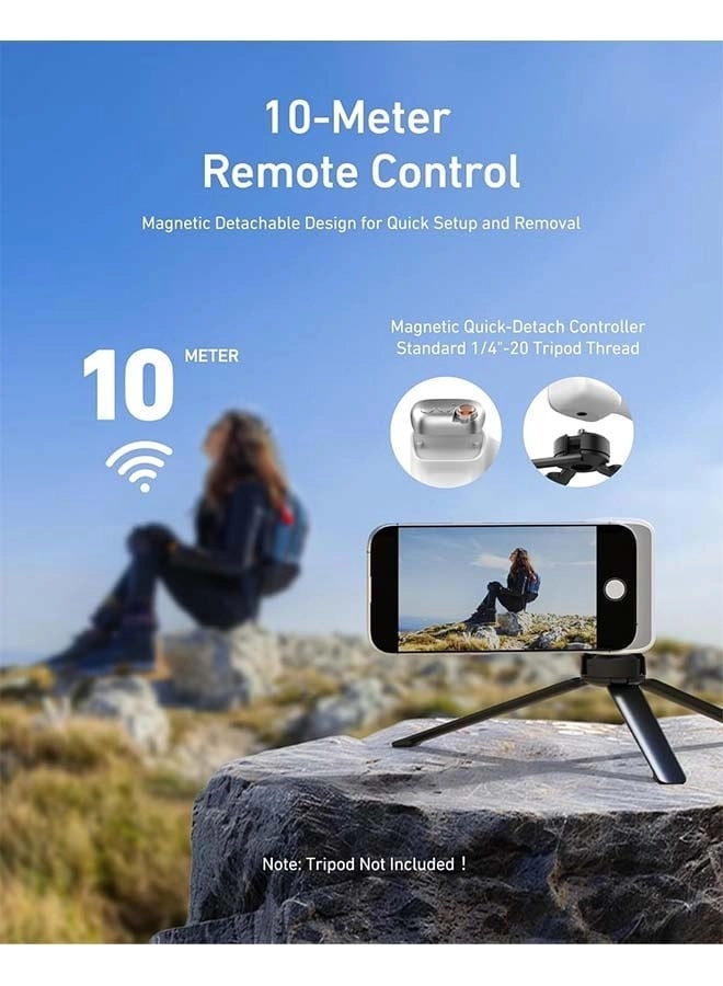 Magnetic Pro Shot Imaging Camera Grip - 3200mAh Battery Shutter Button for iPhone 12 and Later