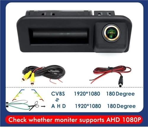 Car Trunk Handle Intelligent Trajectory Tracks Rear View Parking Camera