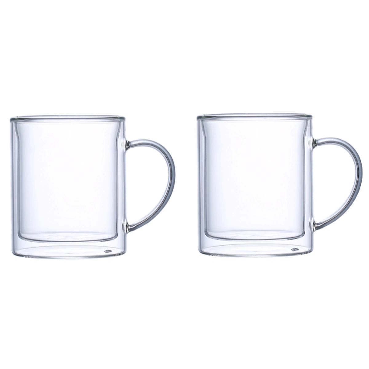 NEOFLAM Double Wall Glass Mug - 2 pcs - 350 ml