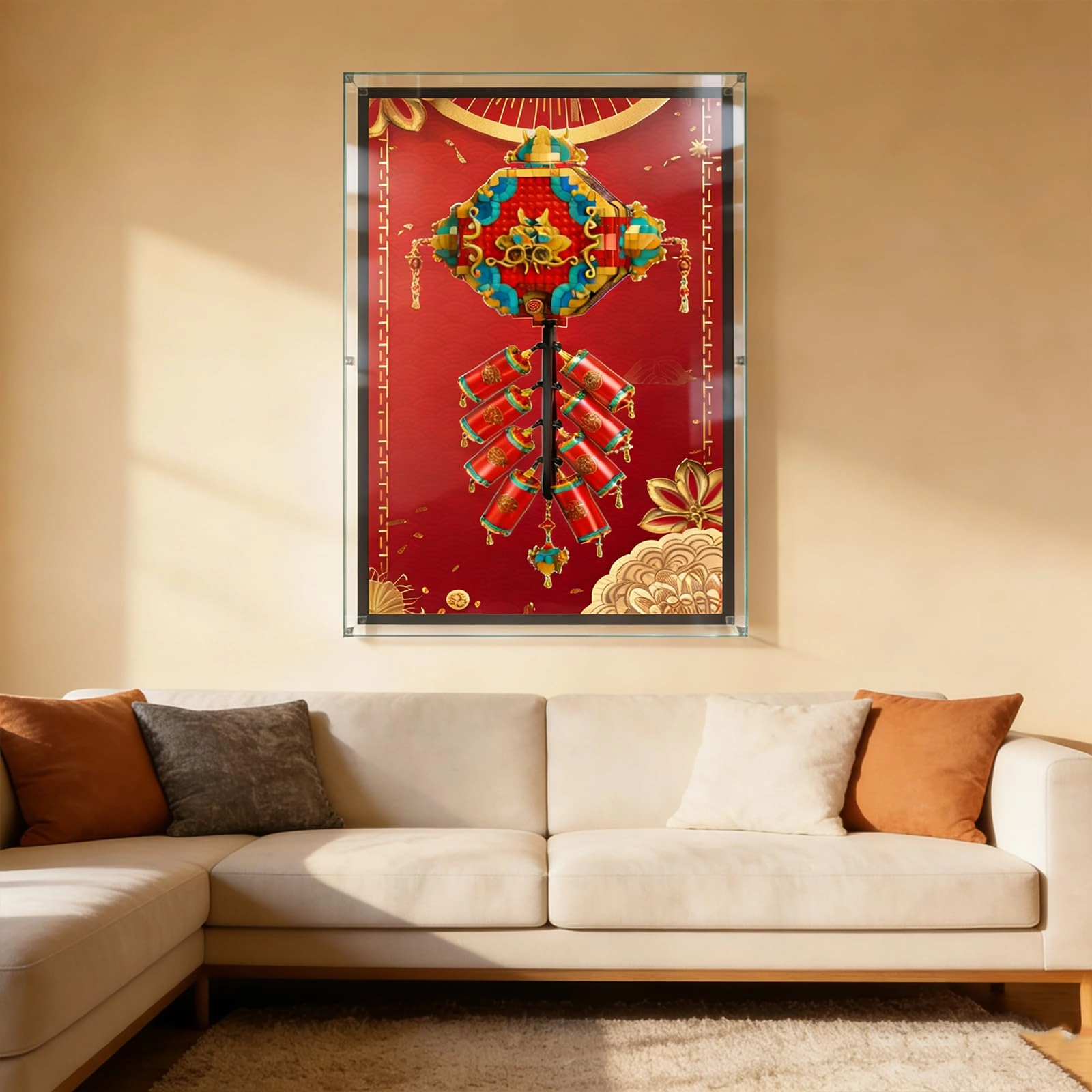 Acrylic Display Case for LEGO 80118 - 32 x 15 x 52 cm 3mm acrylic