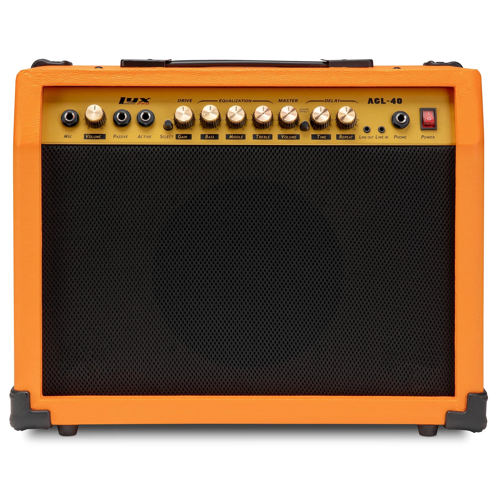 Electric Guitar Amplifier - 40W 8” 4-Ohm Solid State Combo