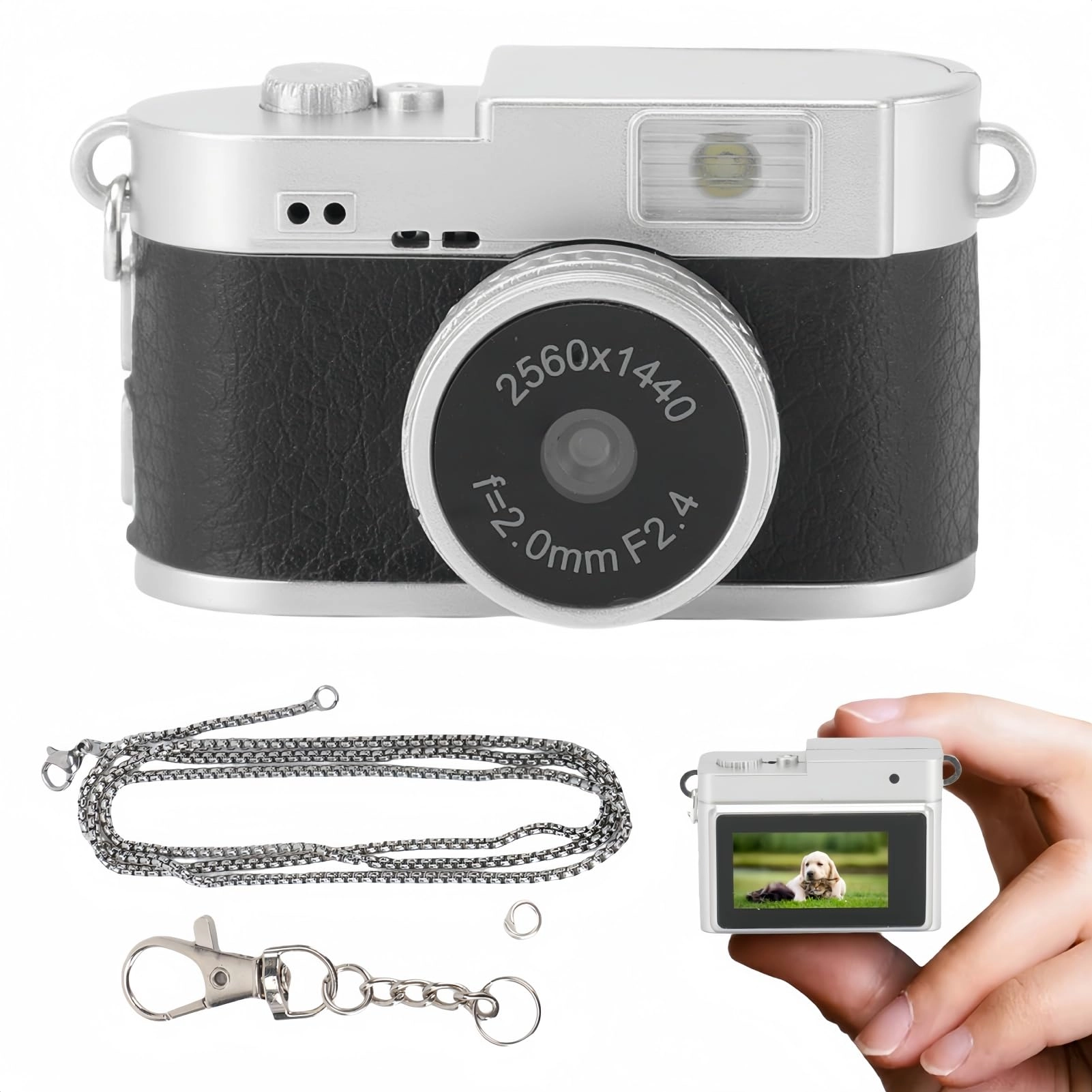 MENDUNER Mini Keychain Digital Camera