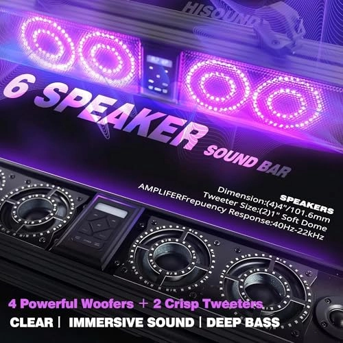 UTV Sound Bar - 4-inch Surround