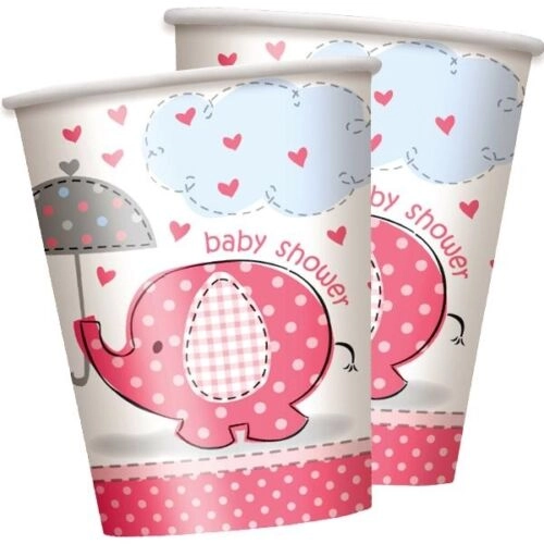Party Zone Umbrellaphants Cups - 8 pcs