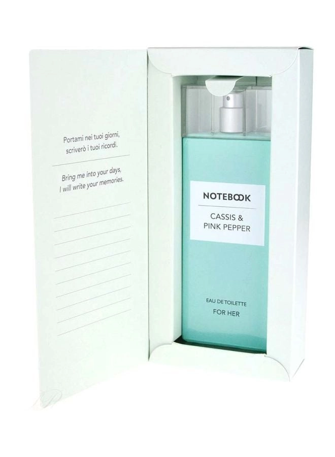 Notebook Cassis And Pepper - Eau de Toilette 100ml