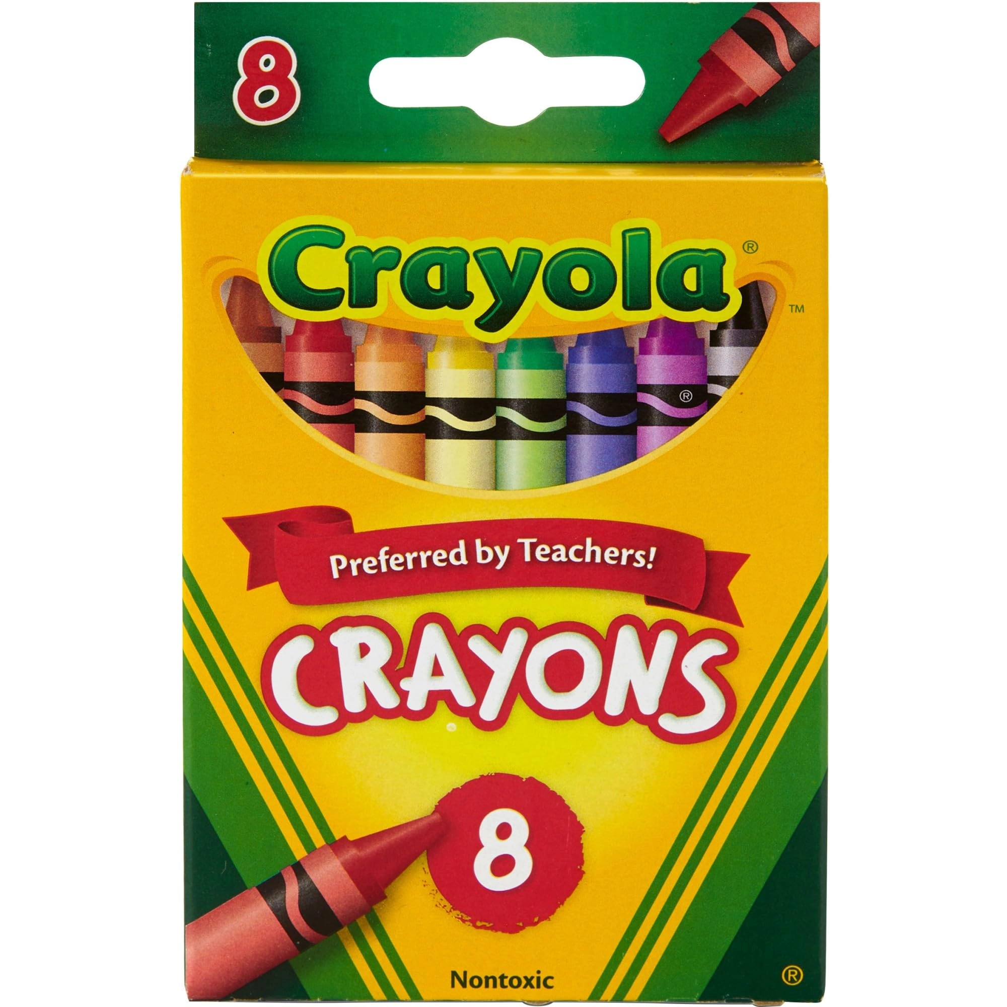 Crayola Wax Crayons - 8 Pcs
