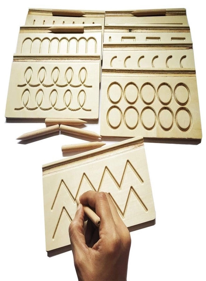 Wooden Tracing Board - 2+ 4 pieces