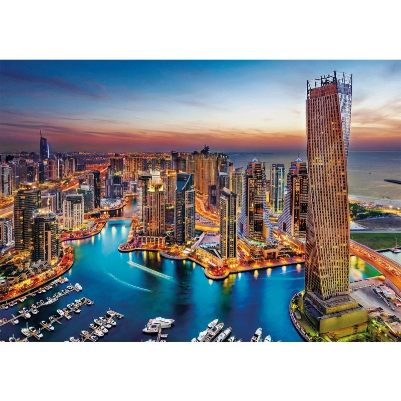 Beauty of Dubai Marina Puzzle (SMT-6800000327) - 1500 pcs