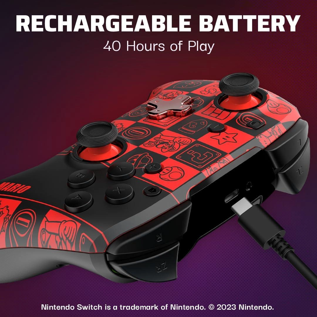 Nintendo Switch Rematch Glow Enhanced Wireless Pro Controller
