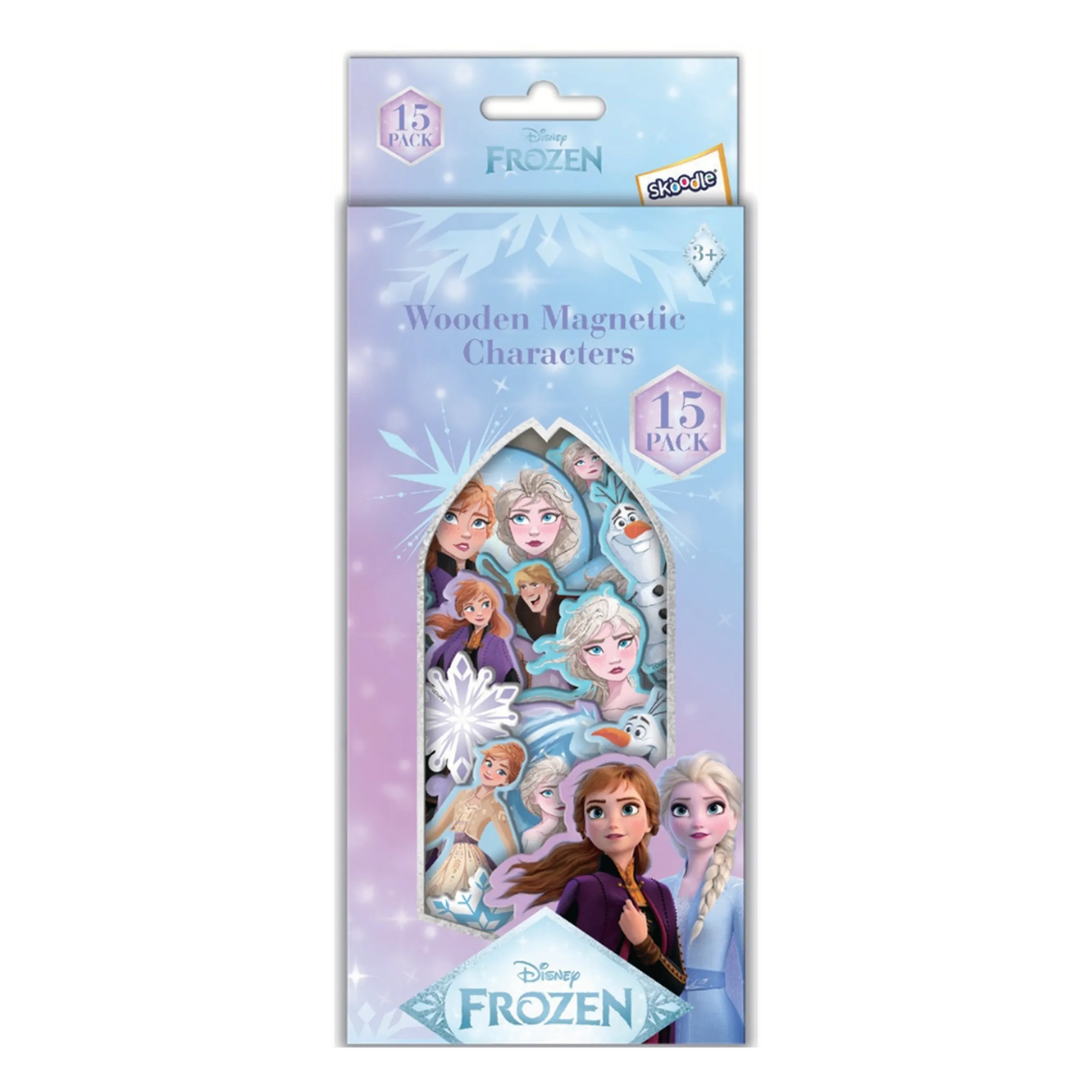Disney Frozen Wooden Magnetic Characters - 3 years & above Elsa Anna Olaf 15