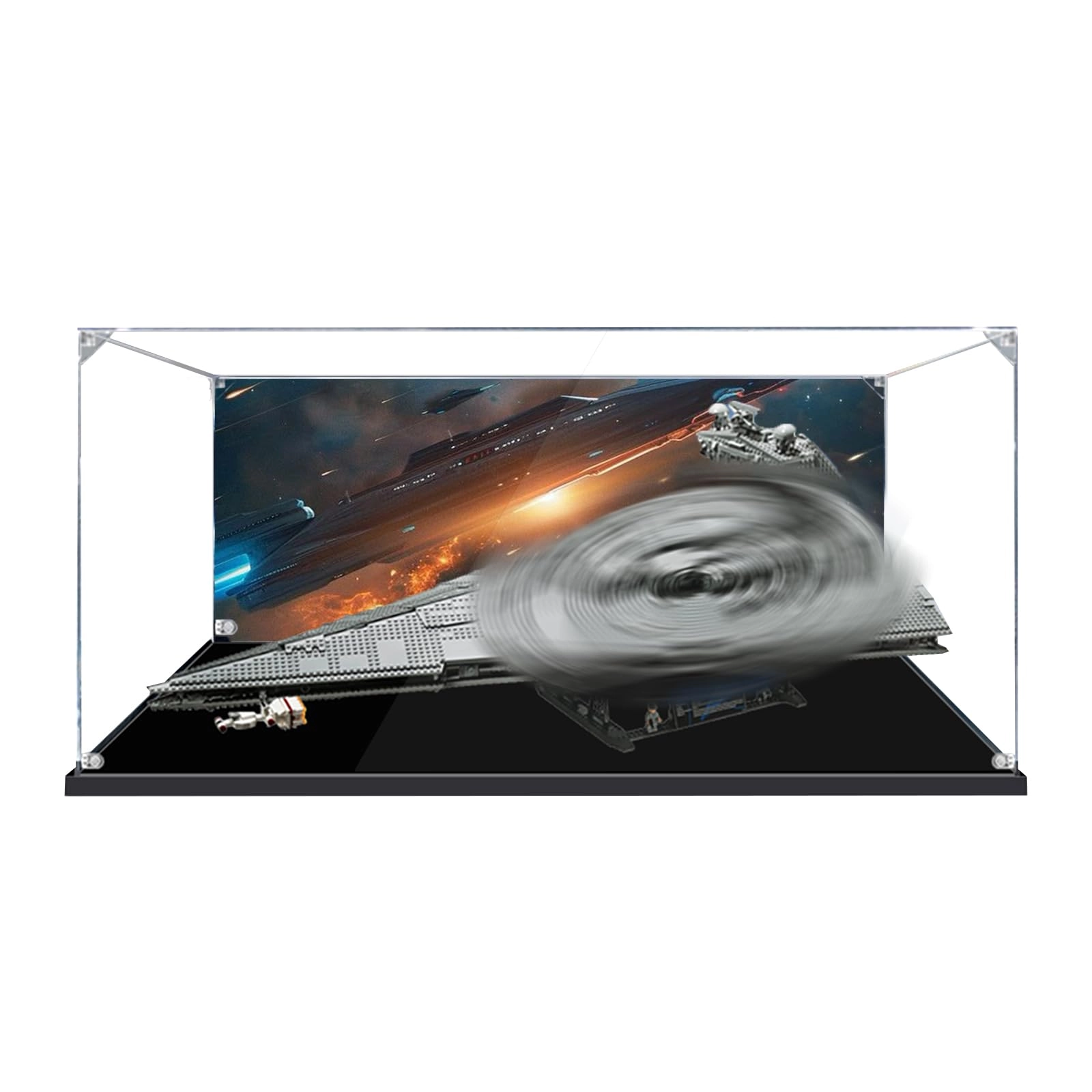 bodamaike Acrylic Display Case Compatible with 75252 Imperial Star Destroyer