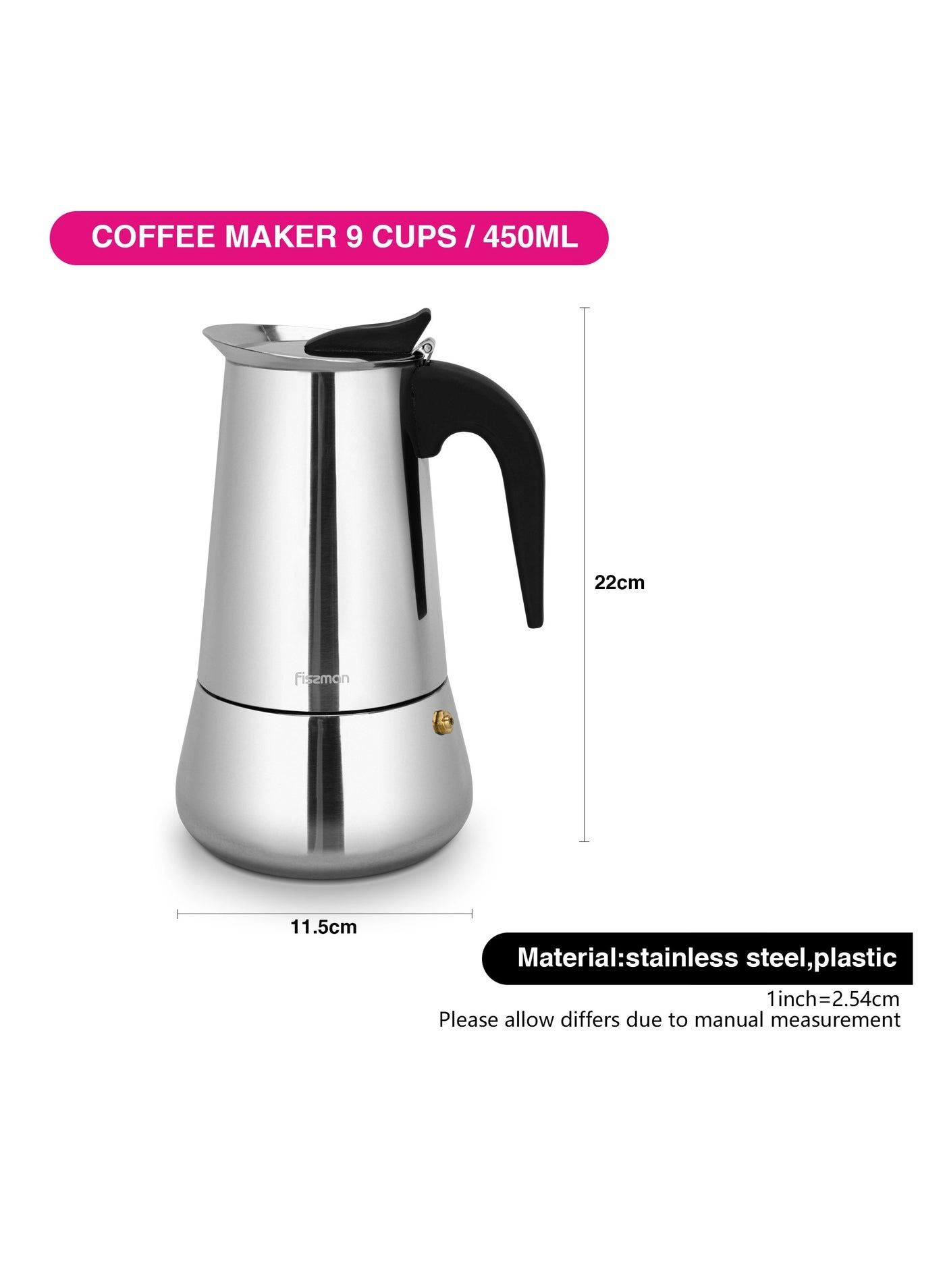 Moka Pot - 450mL Induction-compatible