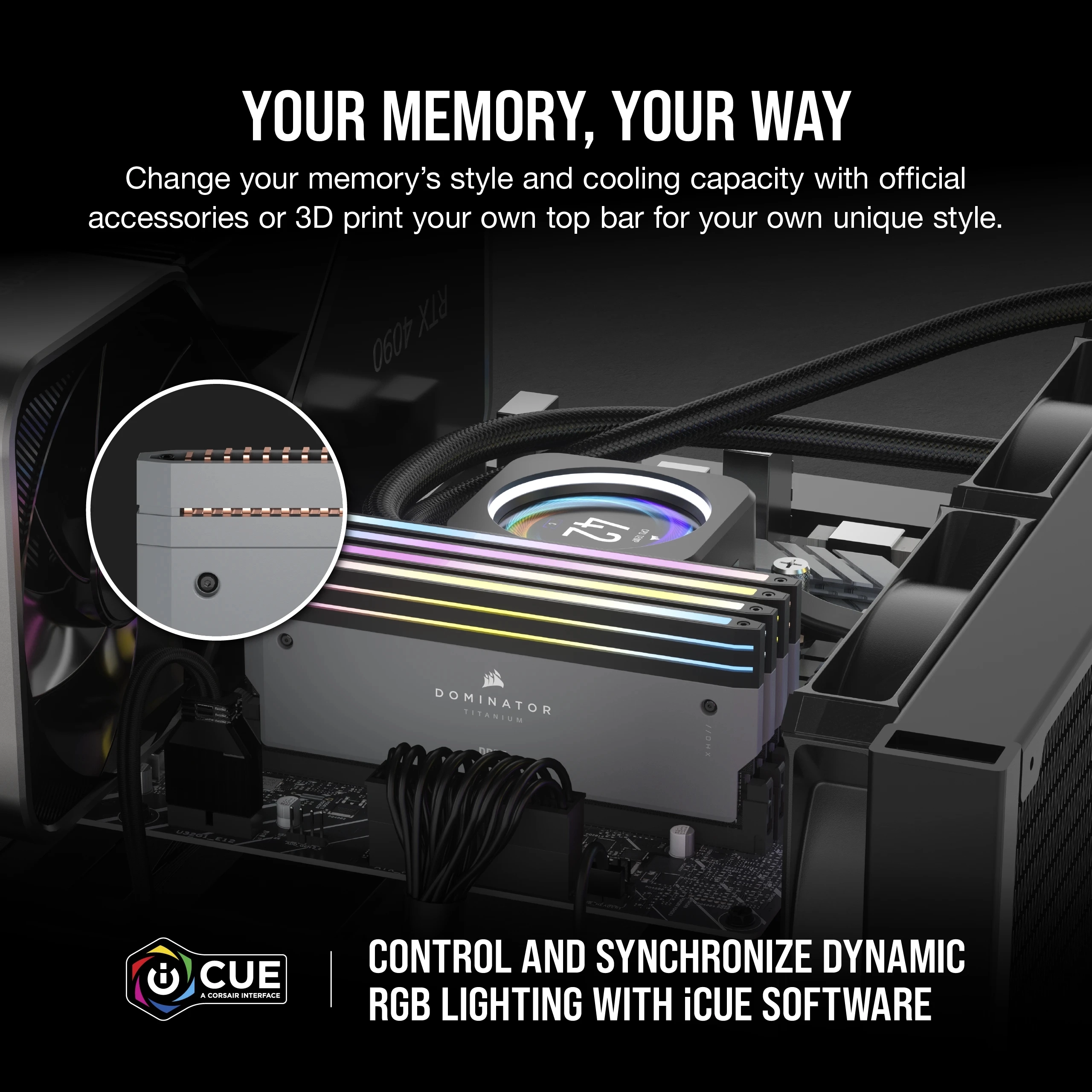 Dominator Titanium RGB - 64 GB 6600 MHz Desktop DDR5