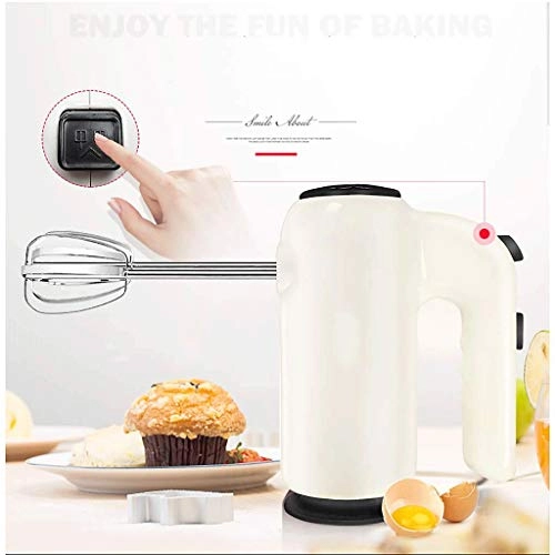 Handheld Electric Egg Beater - High Power 5-speed Turbo