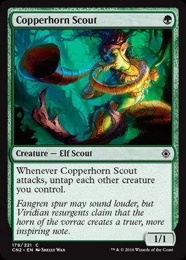 Wizards of the Coast Magic: the Gathering Copperhorn Scout (179/221)