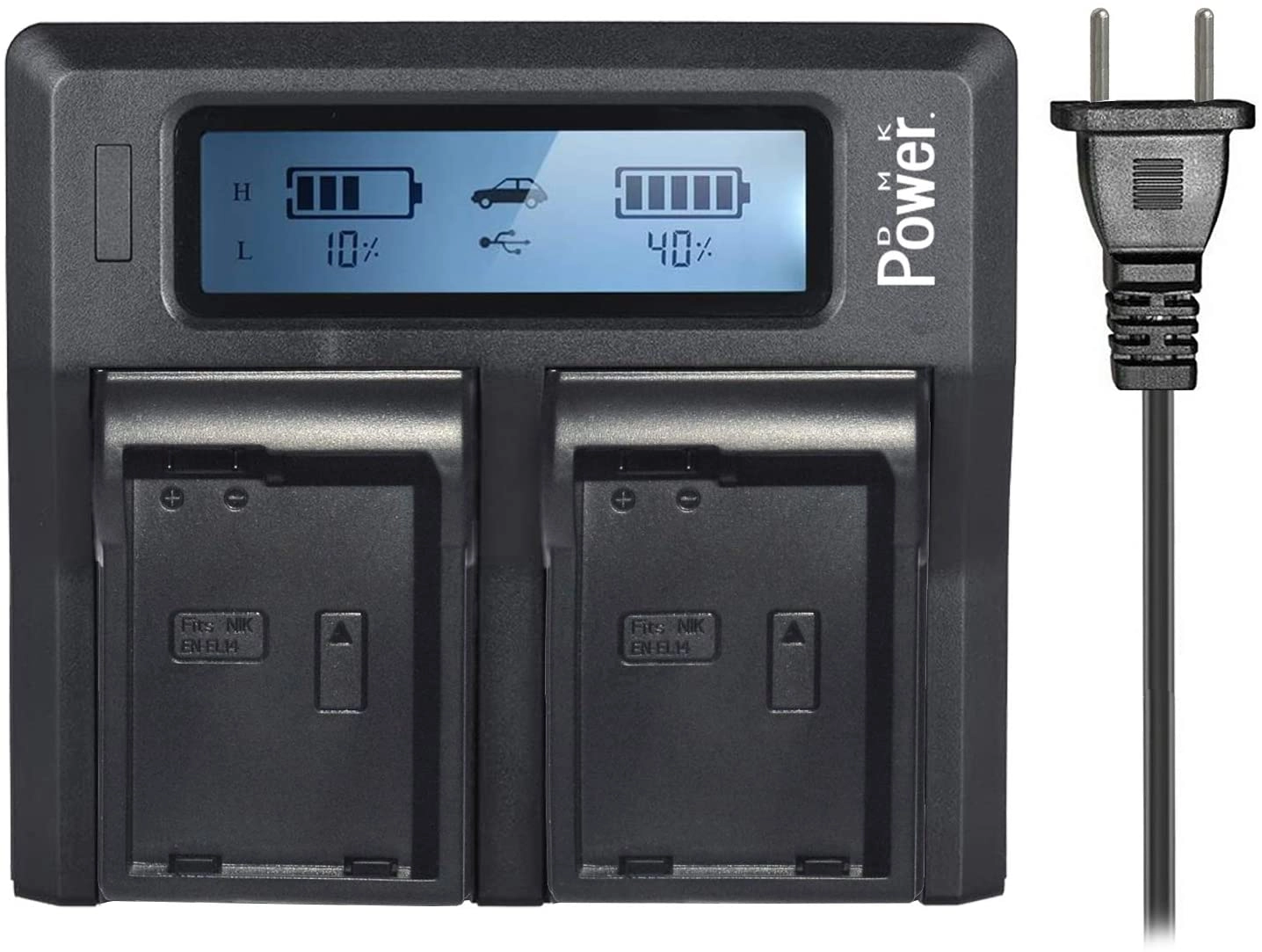 DMK DC-01 - LCD Dual Digital Battery Charger