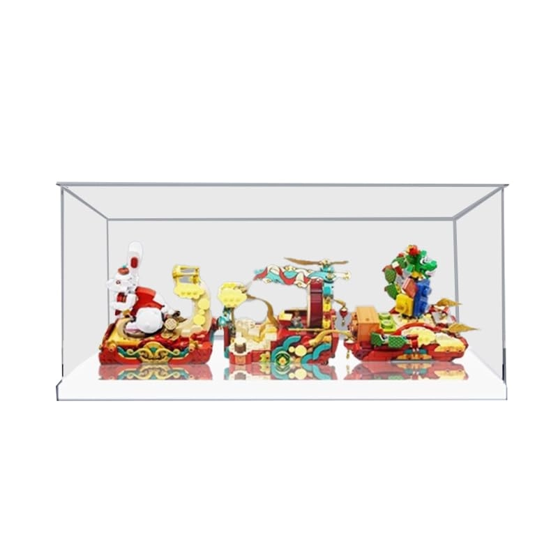 Clear Acrylic Display Case (80111) - Lunar New Year Parade Lego