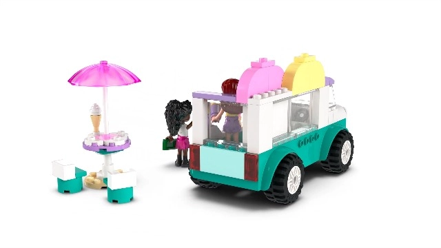 Friends Heartlake City Ice Cream Van (42644) - Pretend-Play 2 Minidolls Bunny Figure