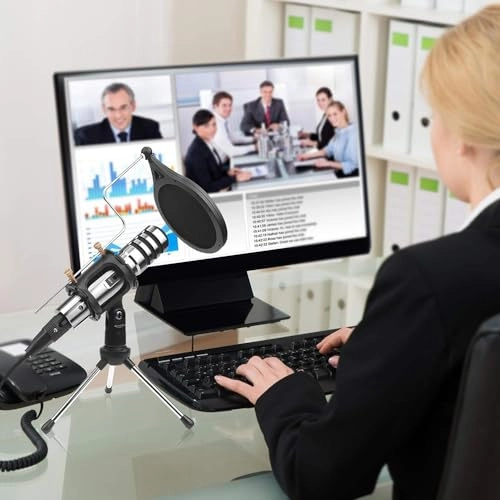 Multifunctional Condenser 3.5mm-Mini-Jack Microphone