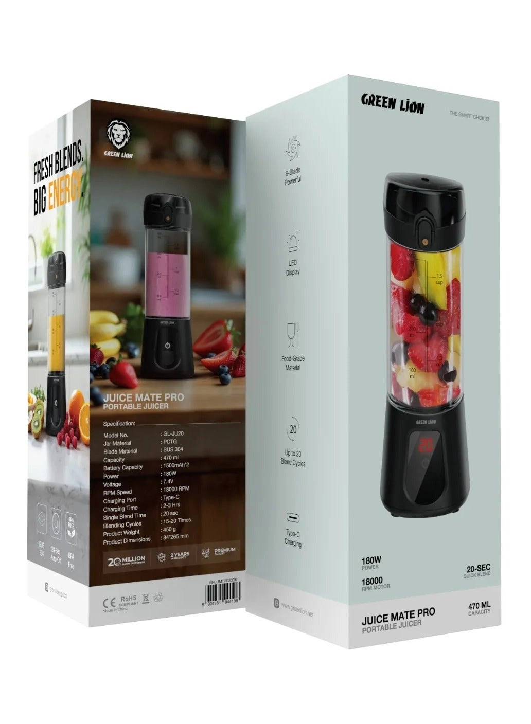 Juice Mate Pro - 180W 470mL