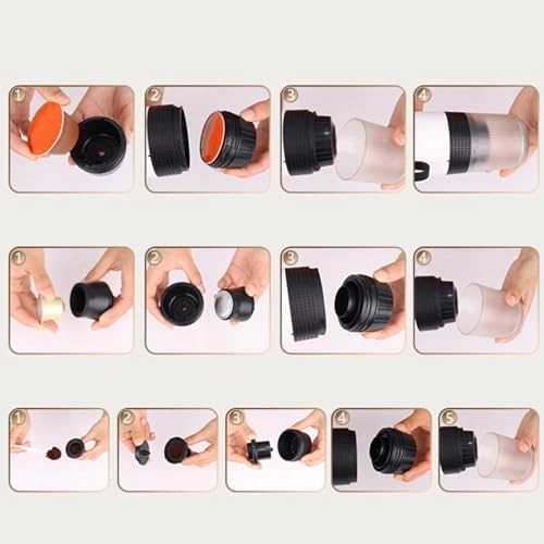 Portable Electric Coffee Maker - 150ml capsules