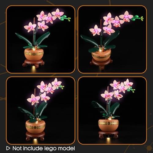 LED light kit for LEGO Mini Orchid 10343 - Plastic 1
