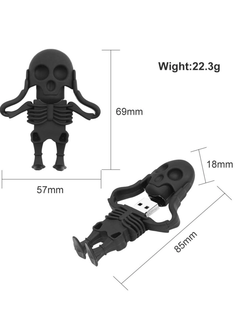 Cartoon Skeleton Flash Drive 64GB