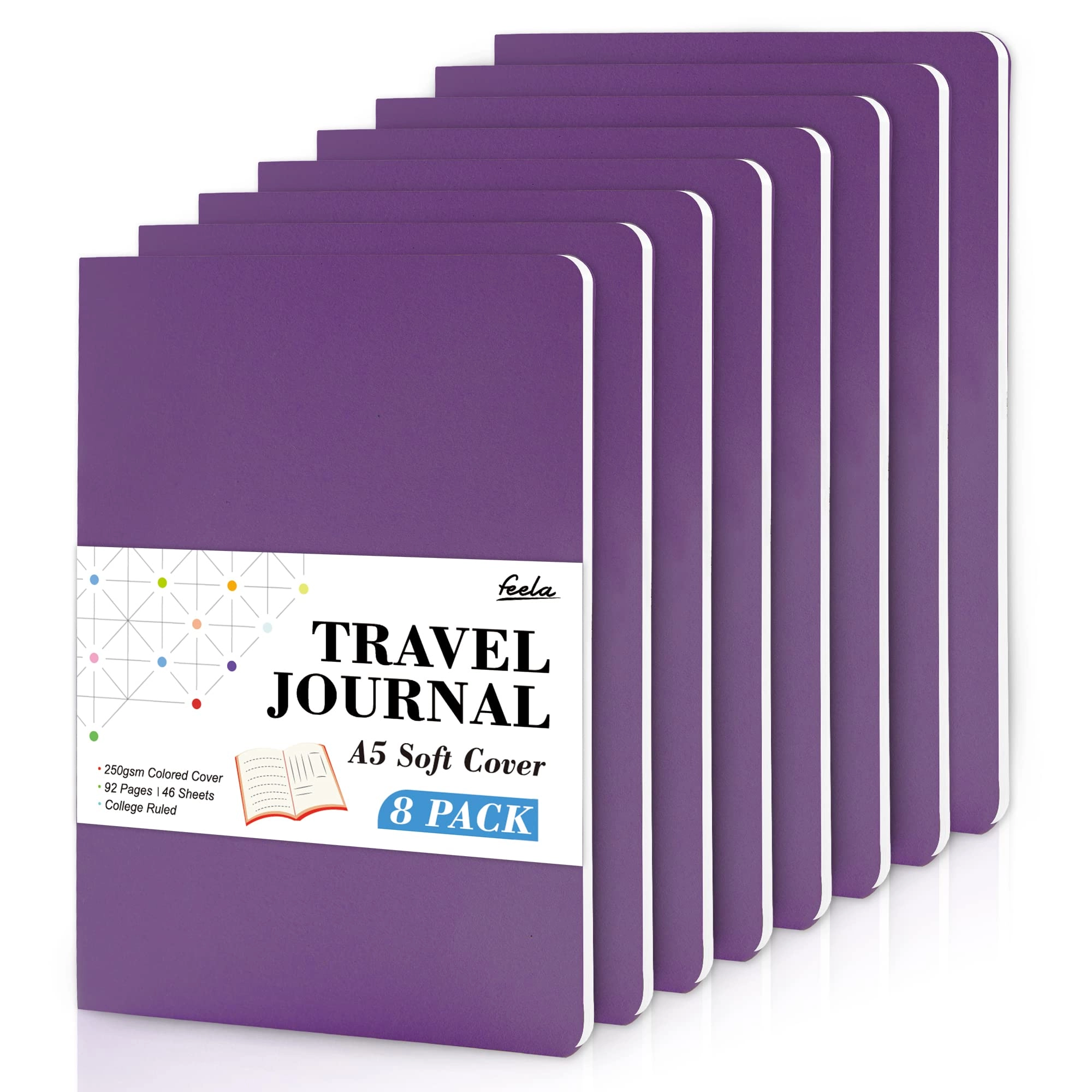 Soft Cover Notebook A5 Softcover - Blank 46 Sheets Pack