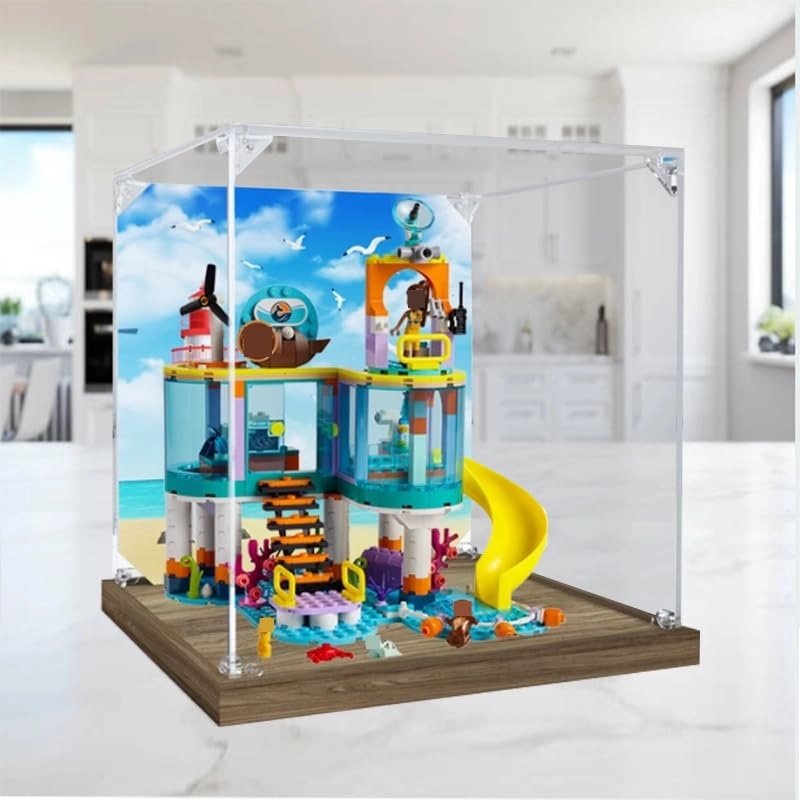 Display Case (41714) - 17.71x9.84x11.81in. Black Bottom 3mm