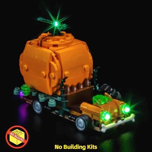 40822 Jack-O'-Lantern Pickup Truck - LED Light Set USB